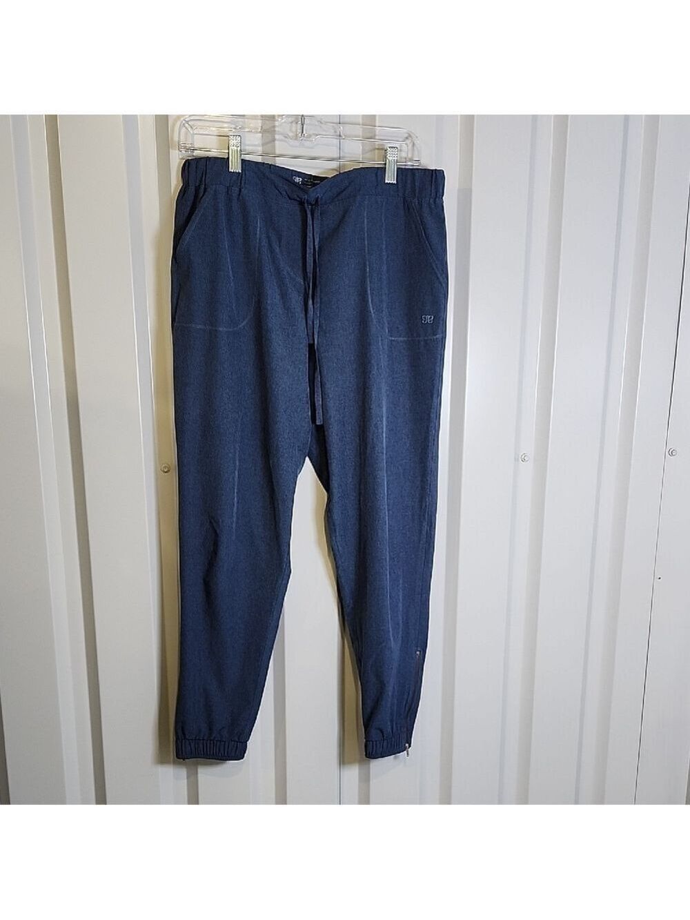 Albion Womens Navy Blue Jetsetter Jogger Track Pants Size Medium